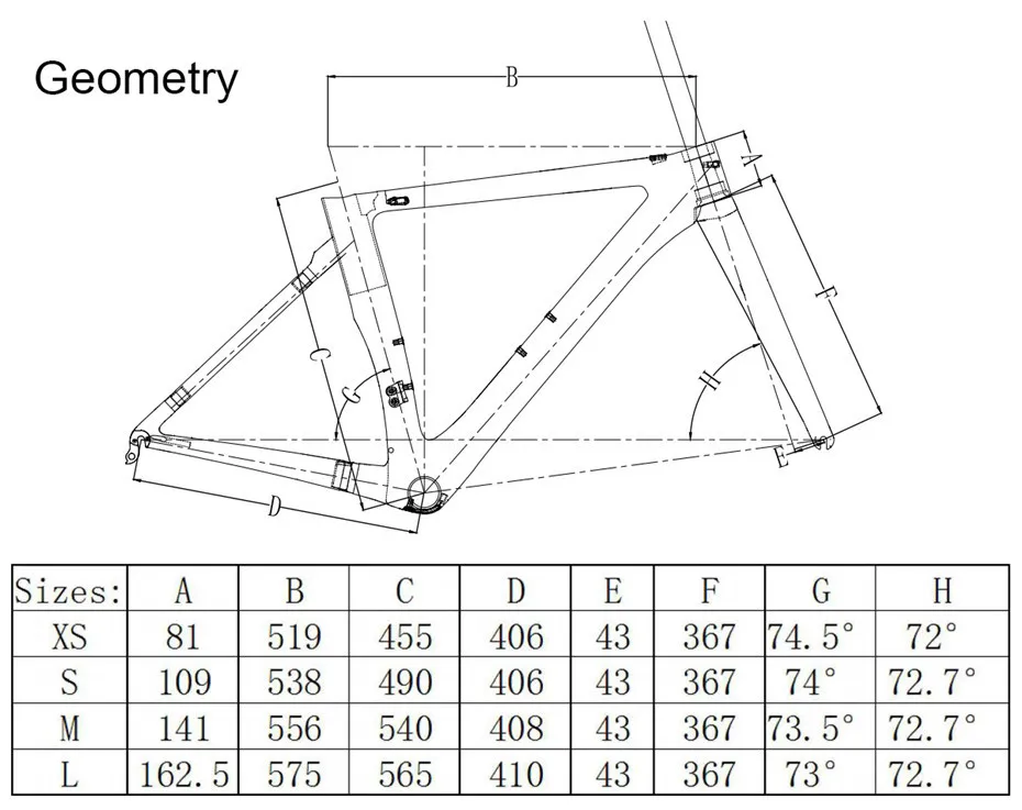 Best Deacasen 2018 New light Carbon Road Bike Frame UD Carbon Road Bicycle Frameset With Seatpost Headset XS/S/M/L 3