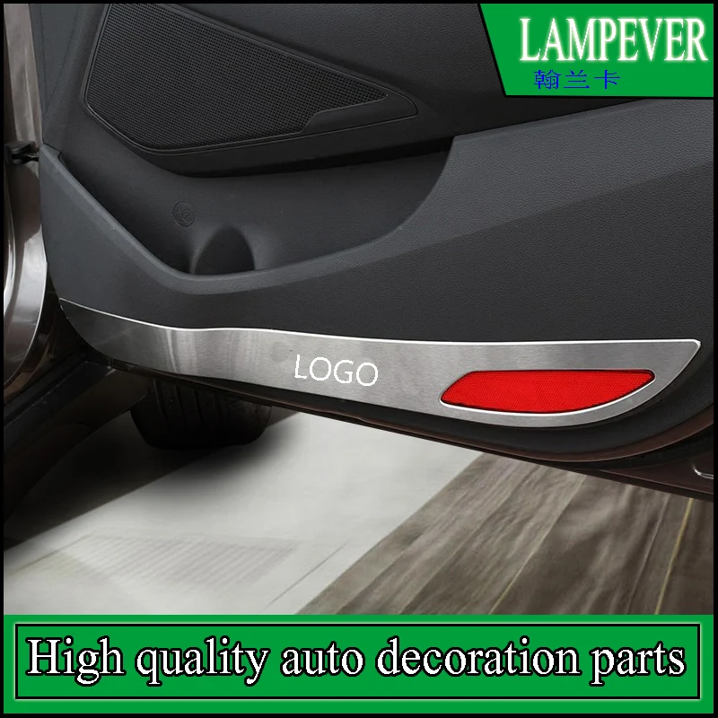 For Hyundai Tucson 3rd 2015 2016 4 Pcs/set Car Stainless Steel Door Anti-Kick Pad protection Cover Decoration Car-styling | Автомобили и
