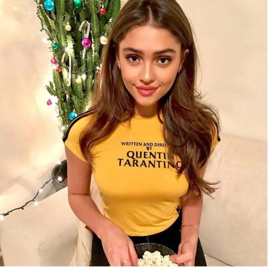 Новинка весна-лето 2018 женская модная облегающая футболка с буквенным принтом и