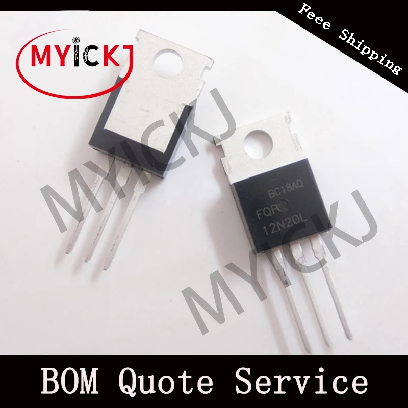 5PCS FQP12N20L 200V LOGIC N-Channel MOSFET IC-CHIP TO-220 | Освещение