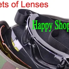 X800 3 линзы тактические очки солнцезащитные Стекло пуленепробиваемые очки бейсболка для езды и походов солнцезащитные очки с противотуманным эффектом