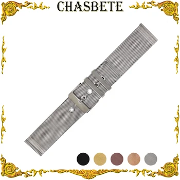 

20mm 22mm Milanese Stainless Steel Watch Band for Luminox Watchband Men Women Metal Strap Wrist Loop Belt Bracelet Black Silver