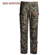 Тактические Ripstop армейские штаны с наколенниками страйкбол военный Пейнтбол камуфляжная форма армейские камуфляжные брюки