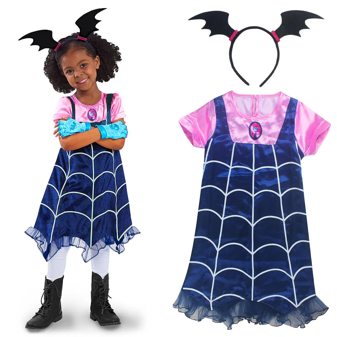 Us 36 20 Offmusim Panas Vampirina Karnaval Kostum Cosplay Gadis Kecil Putri Gaun Pesta Ulang Tahun Hadiah Terbaik Untuk Anak Anak Lucu Desain