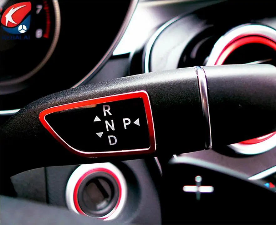 Алюминий консоли рычаг переключения+ стеклоочиститель гриб Крышка отделка 2 шт. для Mercedes-Benz GLK-класс X204 2013