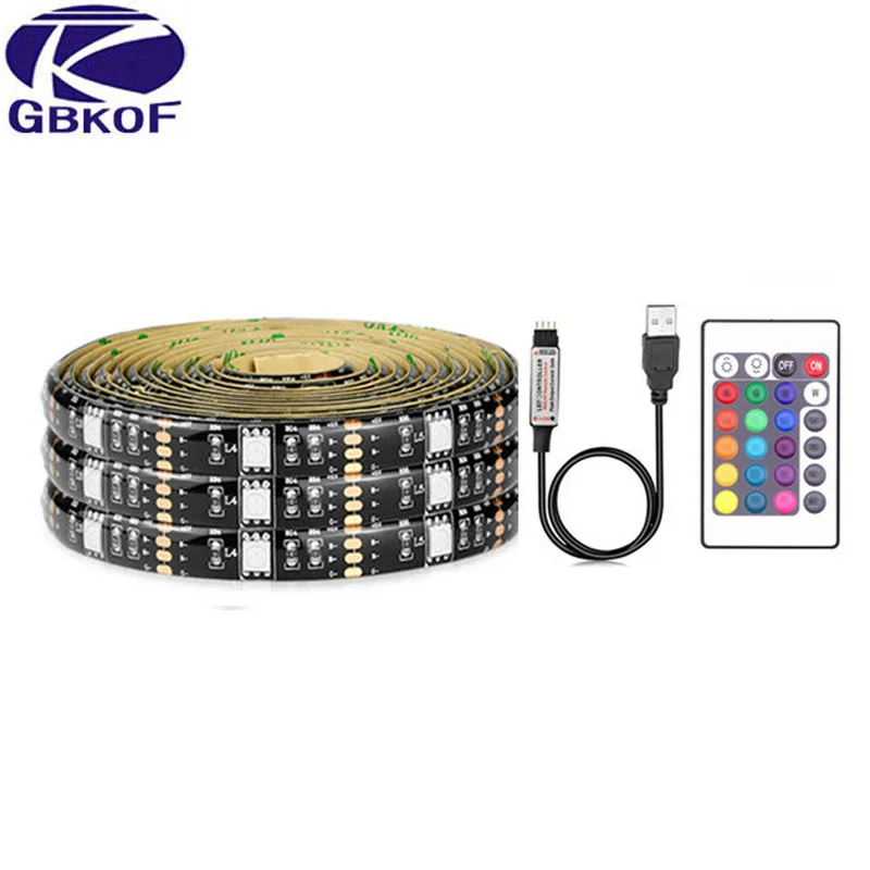 

TV Backlight RGB LED Strip 5050 Waterproof 5V USB LED Tape String Bias lighting For HDTV Screen Desktop PC LCD Monitor Decor