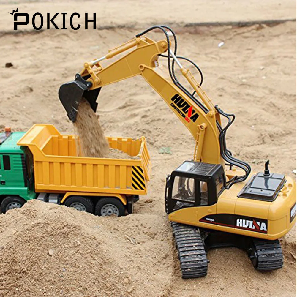 15 channel rc excavator