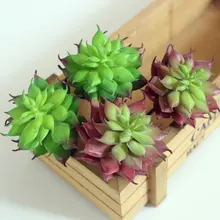 Миниатюрные Искусственные цветы суккулент Лотос растения Трава растение пейзаж искусственный цветок композиция садовый Декор украшение дома и офиса