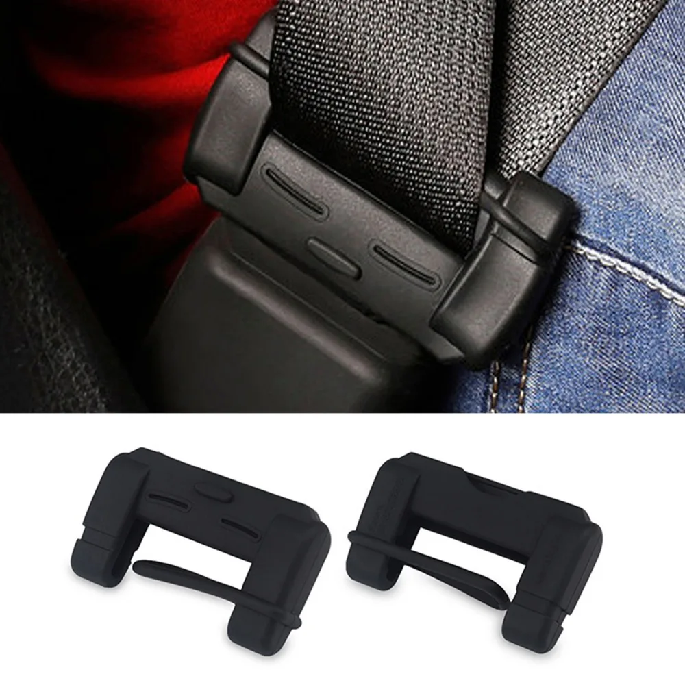

2 pcs Universal Car Seat Belts Padding Safety Belt Buckle Covers for VW Polo golf 4 5 6 7 Passat B5 B6 B7 T5 Touran Tiguan