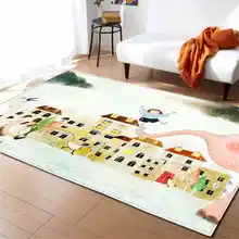Современные ковры для детской комнаты, для девочек, для спальни, для украшения комнаты, прикроватный мягкий фланелевый коврик, Текстиль для дома, для гостиной, ковер