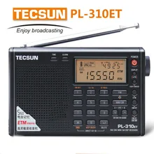 100% marke Tecsun PL310ET PL-310ET Volle Band Radio Digital Demodulator FM/AM/SW/MW/LW Welt band Stereo Radio Digital-Receiver