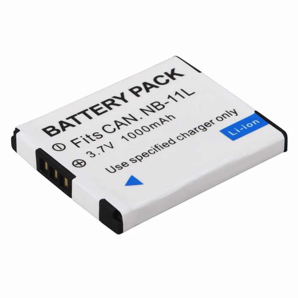 

1pc 1000mAh NB-11L NB 11L NB11L NB-11LH Battery For Canon A2600 A3500 A4000IS IXUS 125 132 140 240 245 265 155 HS NB-11L Bateria