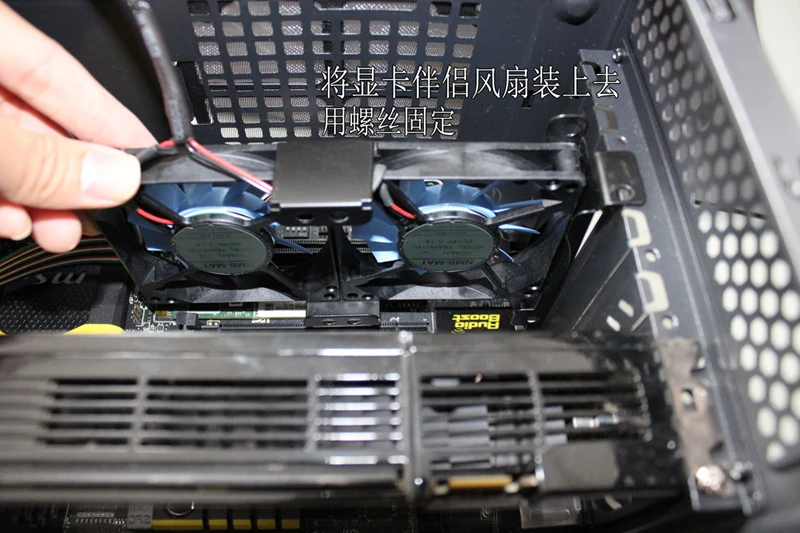 Gtx 1060 лучший выбор DIY охлаждающий компьютер кулер видеокарта Универсальный pci кулер супер тихий pci охлаждающий вентилятор