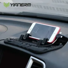 Yianerm anti-slip силиконовый коврик телефон владельца 3 в 1 pulg для iphone android типа с магнитной зарядки канатной стенд