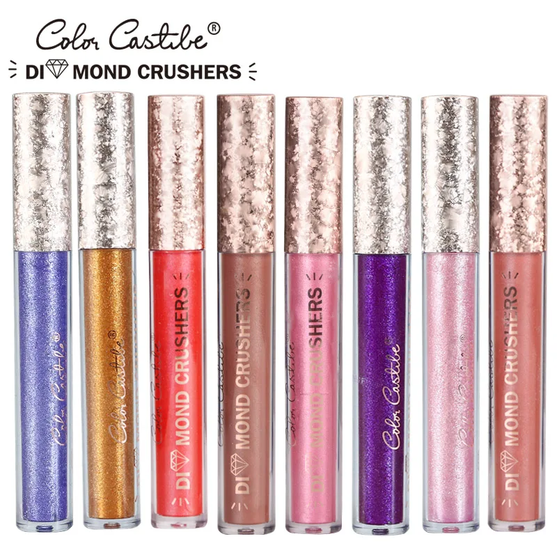 

Diamond Lip Gloss Glitter Liquid Lipgloss Lips MakeUp Long-Lasting Matte Lipstick Waterproof Lip Cosmetic Lip Gloss