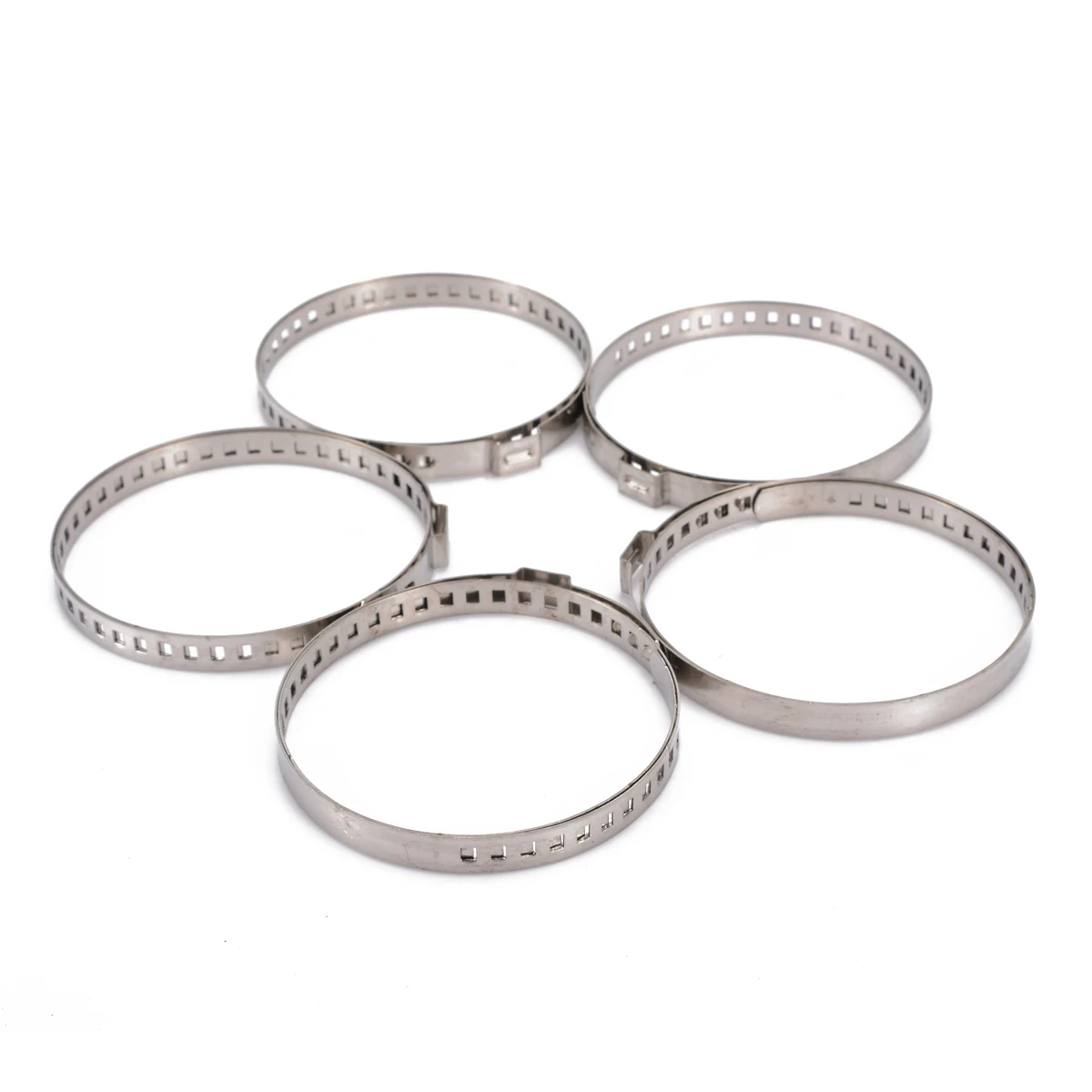 New Arrival 10pcs Large+Small Universal Auto Fastener Adjustable CV Joint Boot Crimp Clamp Kit