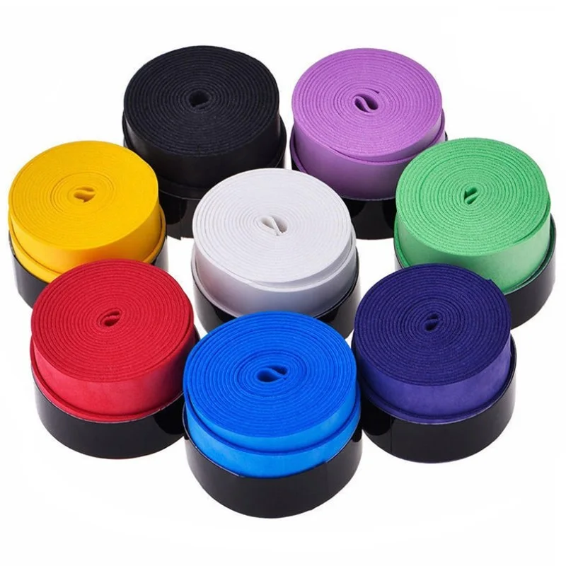

Dry Tennis Racket Grip Anti-skid Sweat Absorbed Wraps Taps Badminton Grips Racquet Vibration Overgrip Sweatband