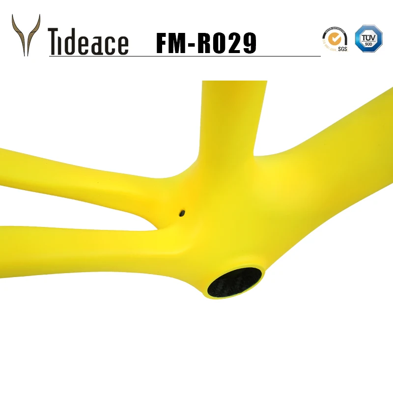 Discount 2019 super light almost 800g one-piece Road carbon bicycle frame 46/48/50/52/54/56/58cm road bike monocoques frame 2