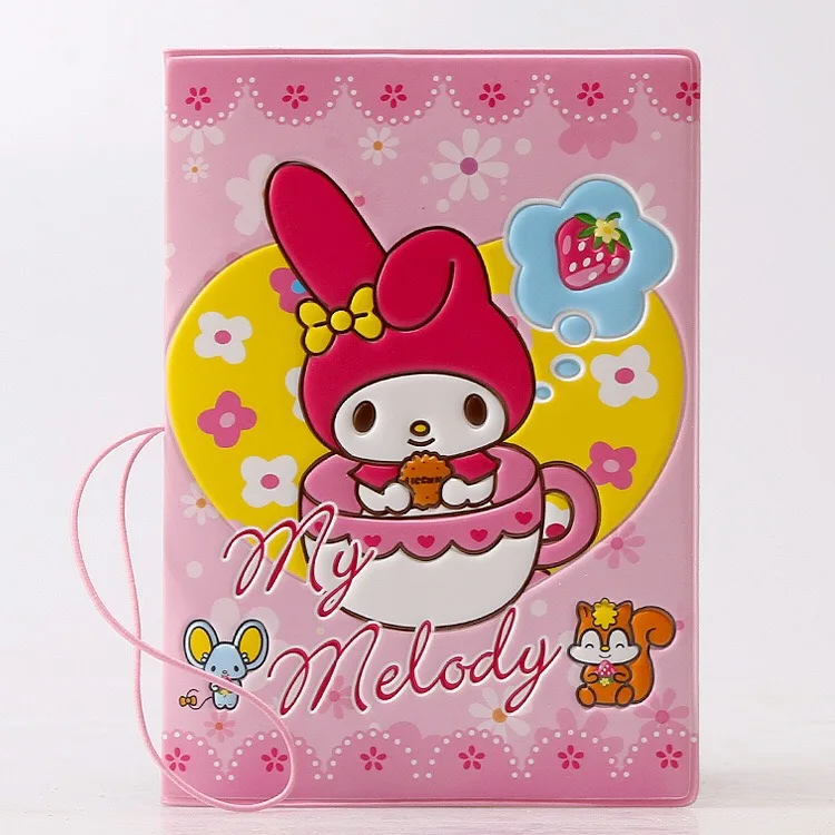

High Quality Cartoon My Melody Travel Passport Holder Cover ID Card Passport Cover Case Protect B76