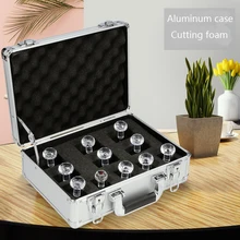 Алюминиевый портфель для хранения, переноска ручных инструментов, коробка с замком, аксессуары, органайзер, ящик для инструментов, портативный ручной Багаж