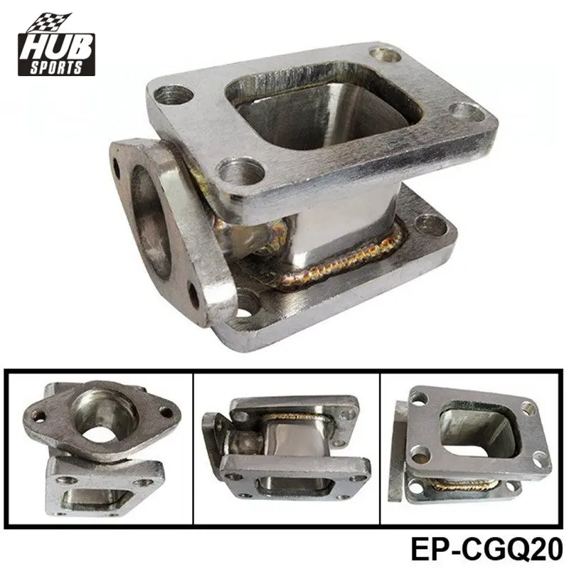 

T3-T3 Cast Iron TURBO MANIFOLD ADAPTER+38MM WASTEGATE FLANGE OUTLET HU-CGQ20
