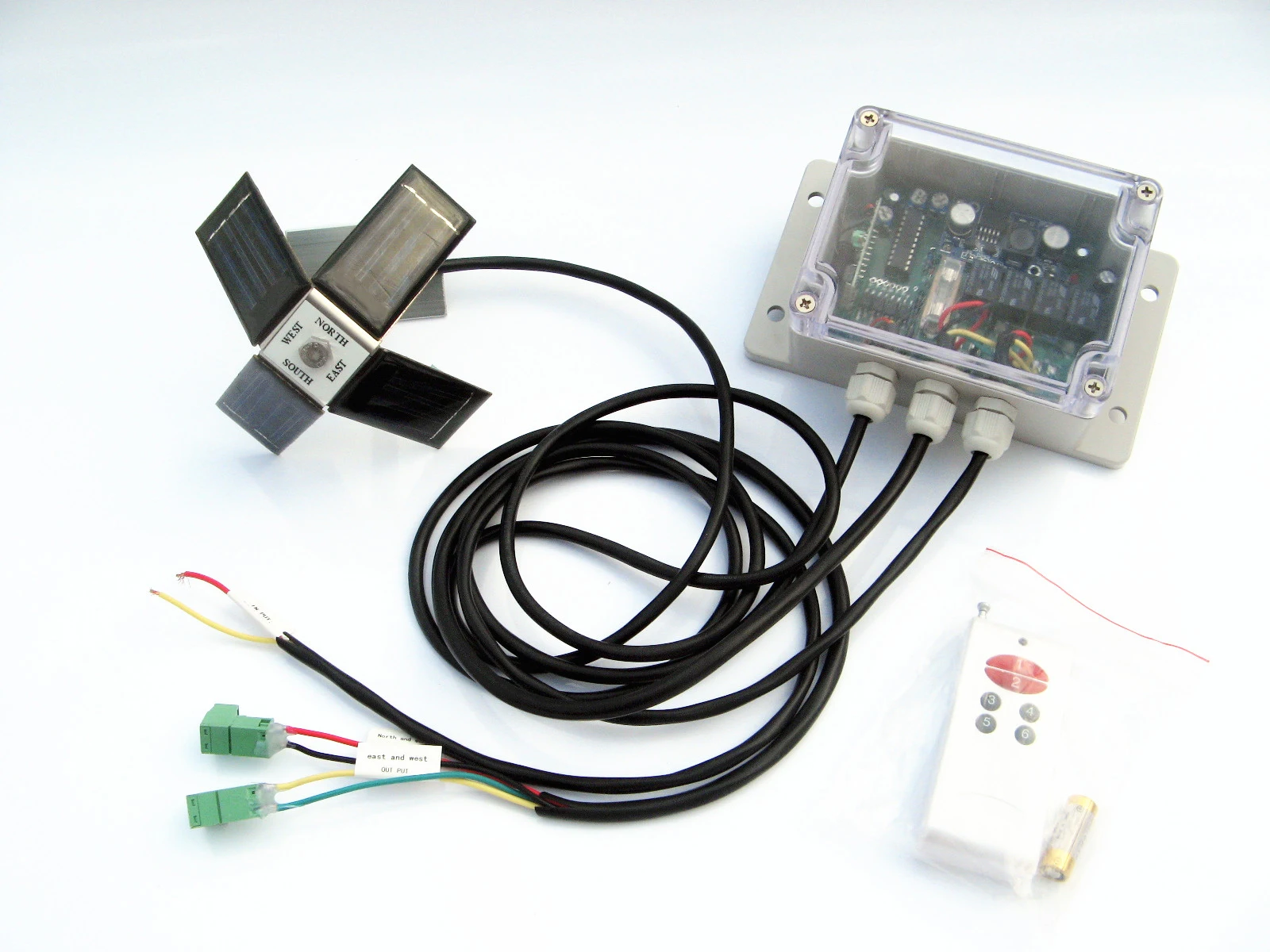 

DC power, solar controller for Dual Axis Solar Tracker Sun Tracking system Linear actuator