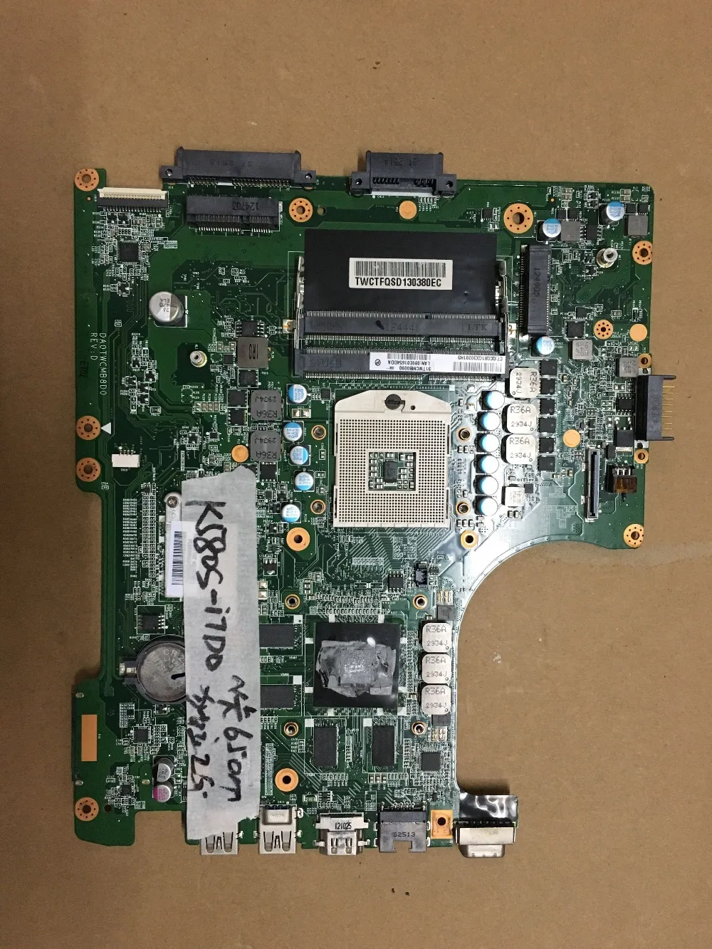 Оригинальная материнская плата I5 I7 для K580S DA0TWCMB8D0 GT640M GT650M полностью