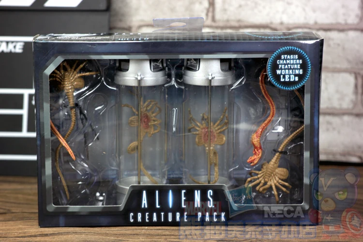 NECA Чужой 2 существа пакет Stasis Chanber светильник ПВХ фигурка коллекционная игрушка 18