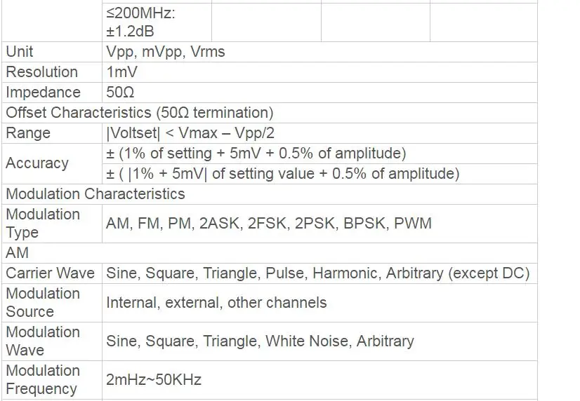 Hantek генератор сигналов произвольной формы HDG6202B/HDG6162B/HDG6112B/HDG6082B