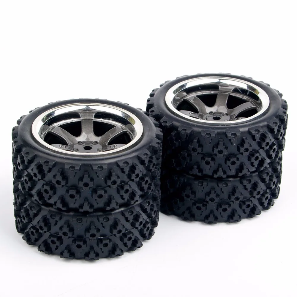 4X RC раллийные шины обод колеса с шиной PP0038 + PP0487 для HSP 1:10 бездорожье Гоночная