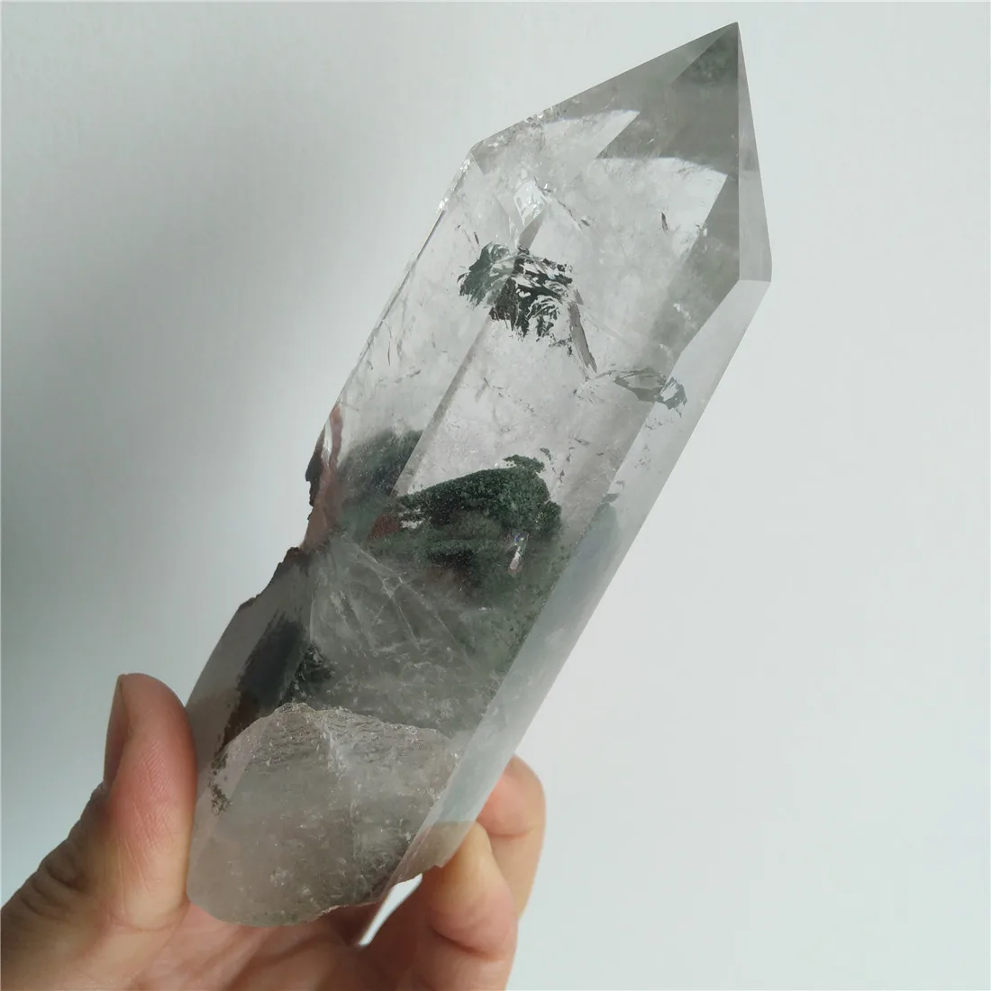 Каменные камни с Кристал-фантом Wicca Cristal Islande Pierre Naturelle Cristaux Healing Home Decoration Natural 315G |
