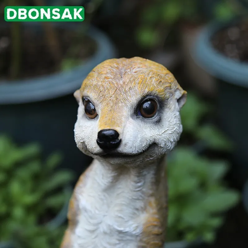 Наружные садовые полимерные изделия Mongoose украшение статуи домашний внутренний двор балкон милый кот скульптуры животных Декор парк украше... Наружные садовые полимерные изделия Mongoose украшение статуи домашний внутренний двор балкон милый кот скульптуры животных Декор парк украше...