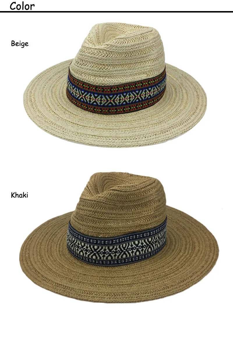 Sunhat Fedora hat Trilby Straw panama Hat