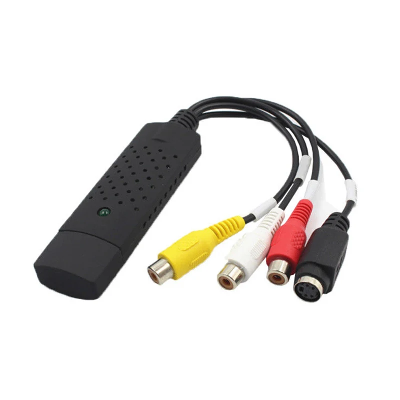 VHS к цифровому конвертеру файлов Экспресс USB 2,0 к Видео Grabber Аудио AV ТВ Карта UY8