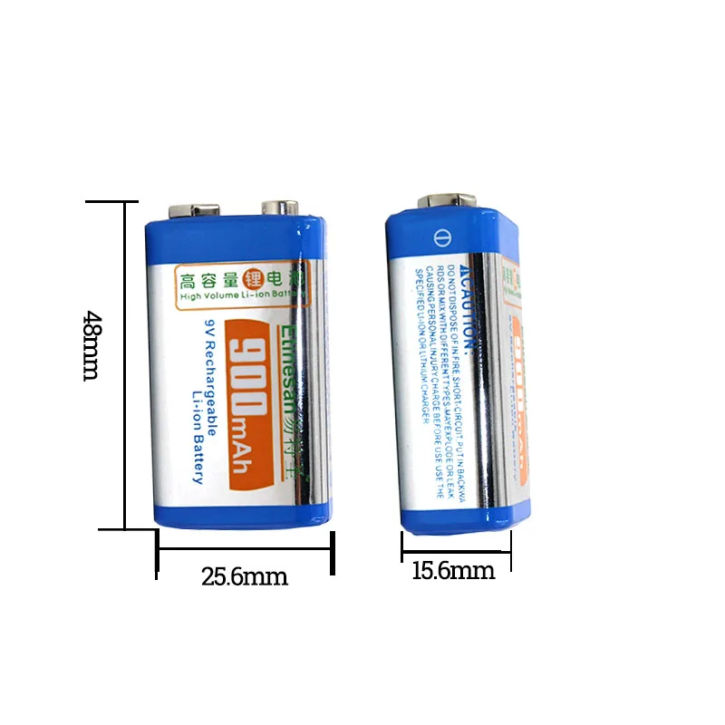 Etinesan 4 шт 900MAH литиевая 9V 8 v аккумуляторная батарея + зарядное устройство игровой