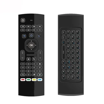 

Mx3 Russian Keyboard Air Mouse 2.4G Mini Backlight Wireless Keyboard Remote Control Infrared Learning Gyroscope For Android Tv
