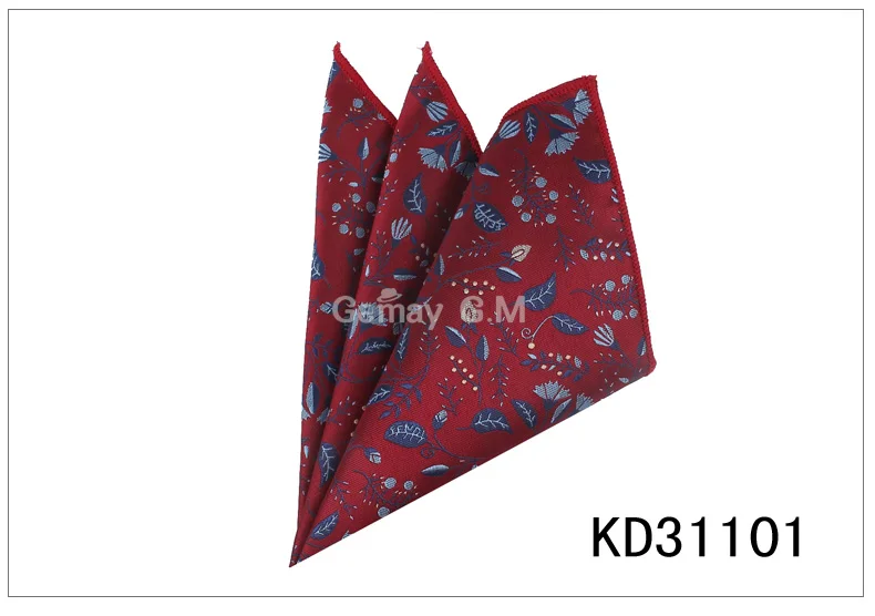 Модные носовой платок из полиэстера квадратный платок с цветами для свадьбы 24 см * 24 см Платки для Для мужчин Брендовые костюмы карман