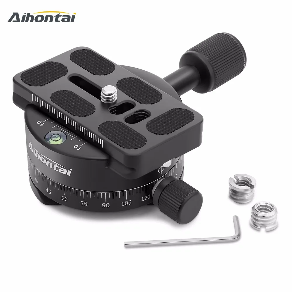 

Professional Camera Tripod Monopod Panoramic Panorama Head with Quick Release Plate 360 Panoramic Head for Canon Nikon Sony DSLR