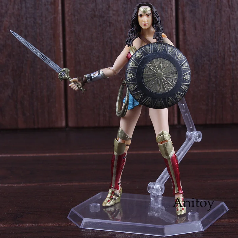 DC Comics игрушки Wonder Woman рисунок MAFEX фигурку Медиком игрушки no.048 ПВХ Wonder Woman комикс игрушки Коллекционная модель кукла