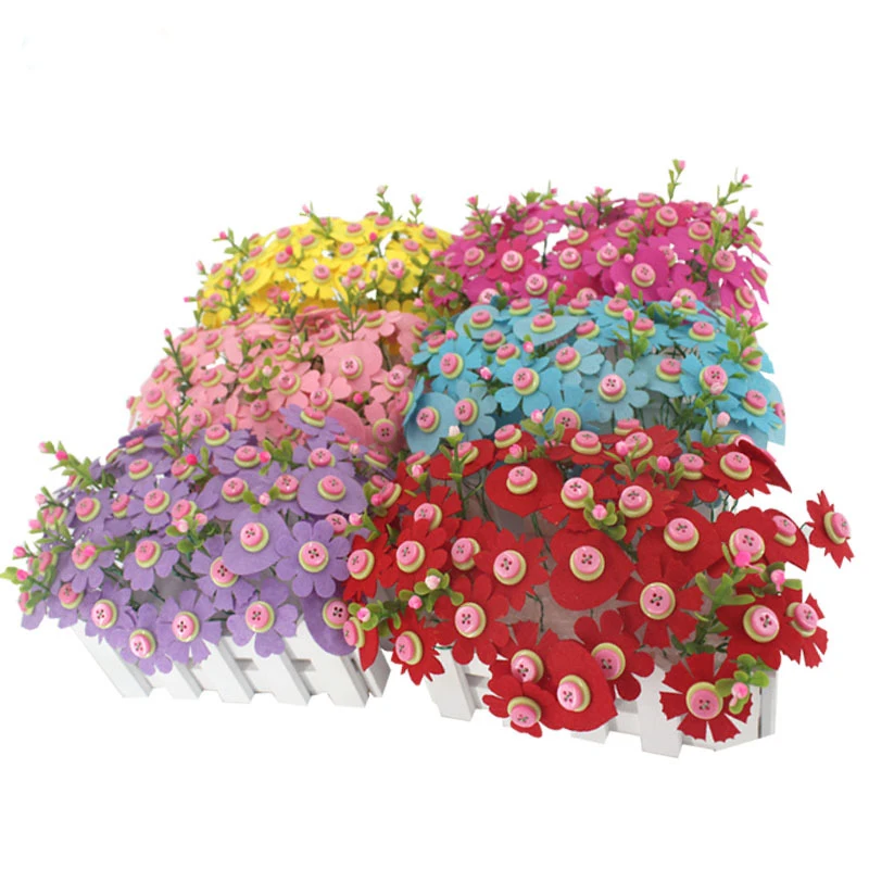 Wooden Toys Baby DIY Toy Non-woven Wooden Fence Flower Puzzle Kit Toy Montessori Educational Crafts Kids Toys for Children Wooden Toys Baby DIY Toy Non-woven Wooden Fence Flower Puzzle Kit Toy Montessori Educational Crafts Kids Toys for Children