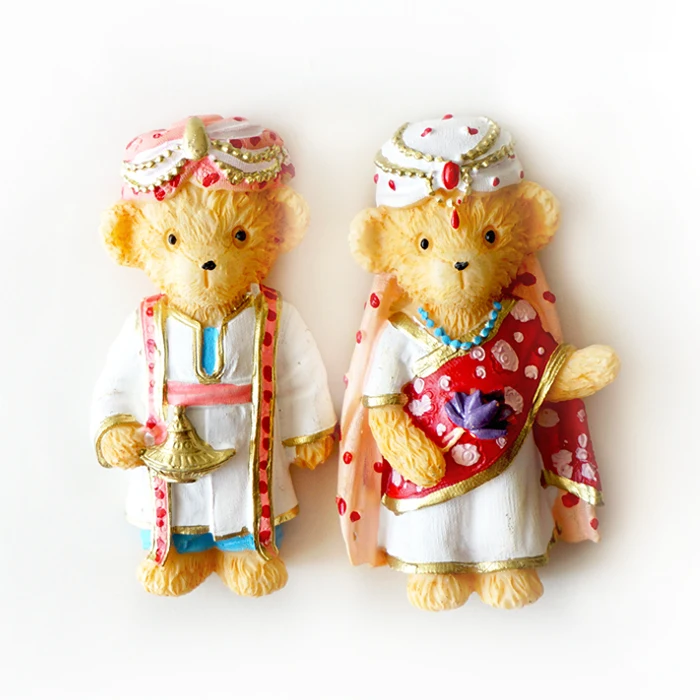 1 пара каваи 3D смолы свадебные медведь магниты на холодильник стикер s магнит наклейка для дома/Свадебные украшения детские игрушки
