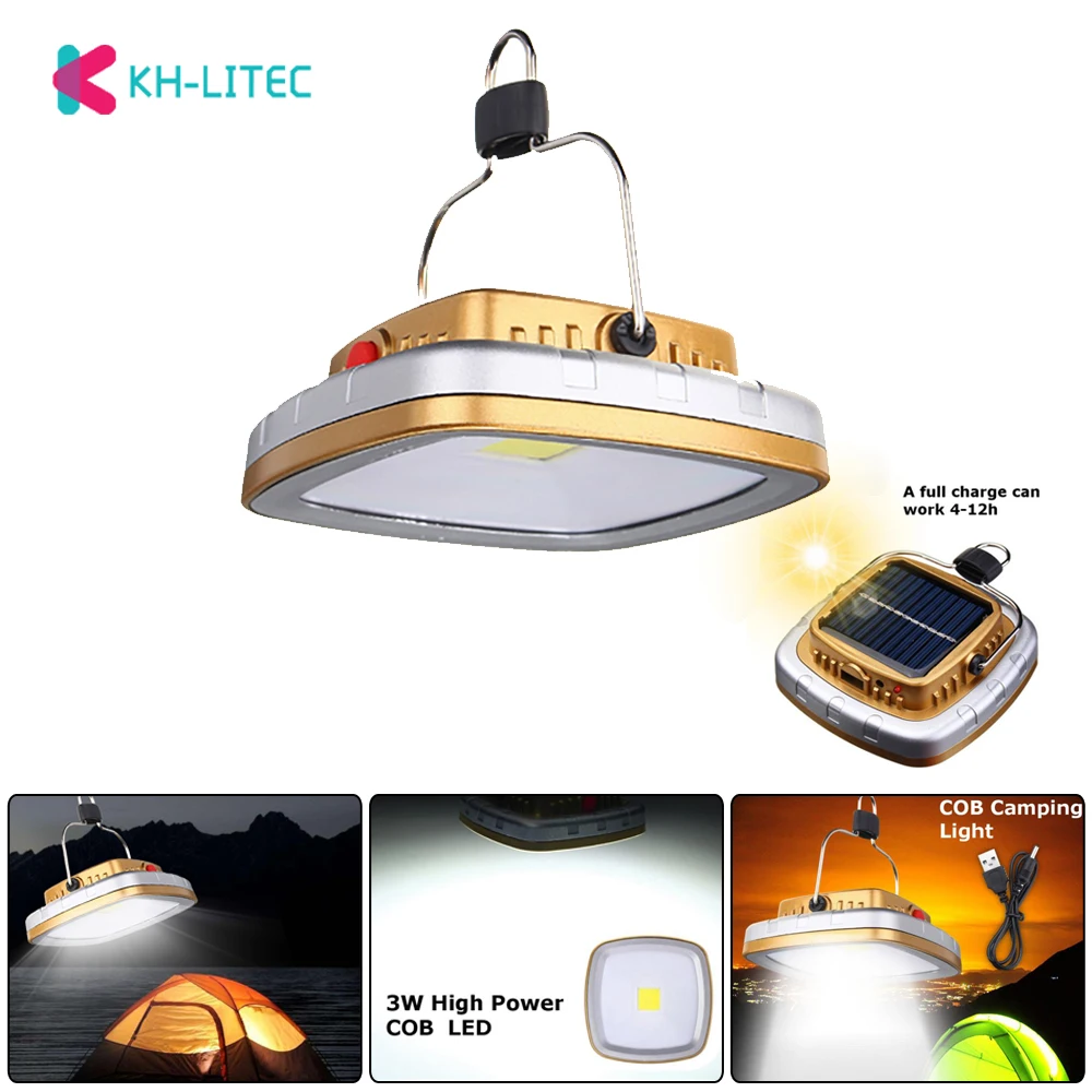 Camping & Hiking LED Torch Rechargeable Camping Lantern Waterproof