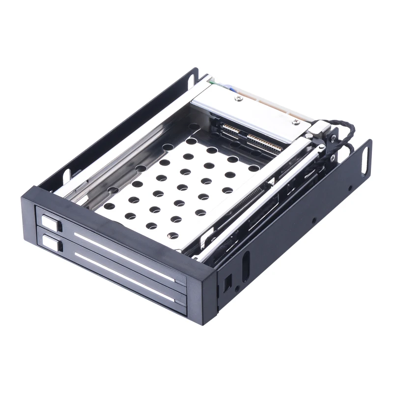 Sata Ssd Interno Rack Móvel Ssd Sata Hot-swap 35 Dispositivo de Disquete Bay St2522 2-bay 25