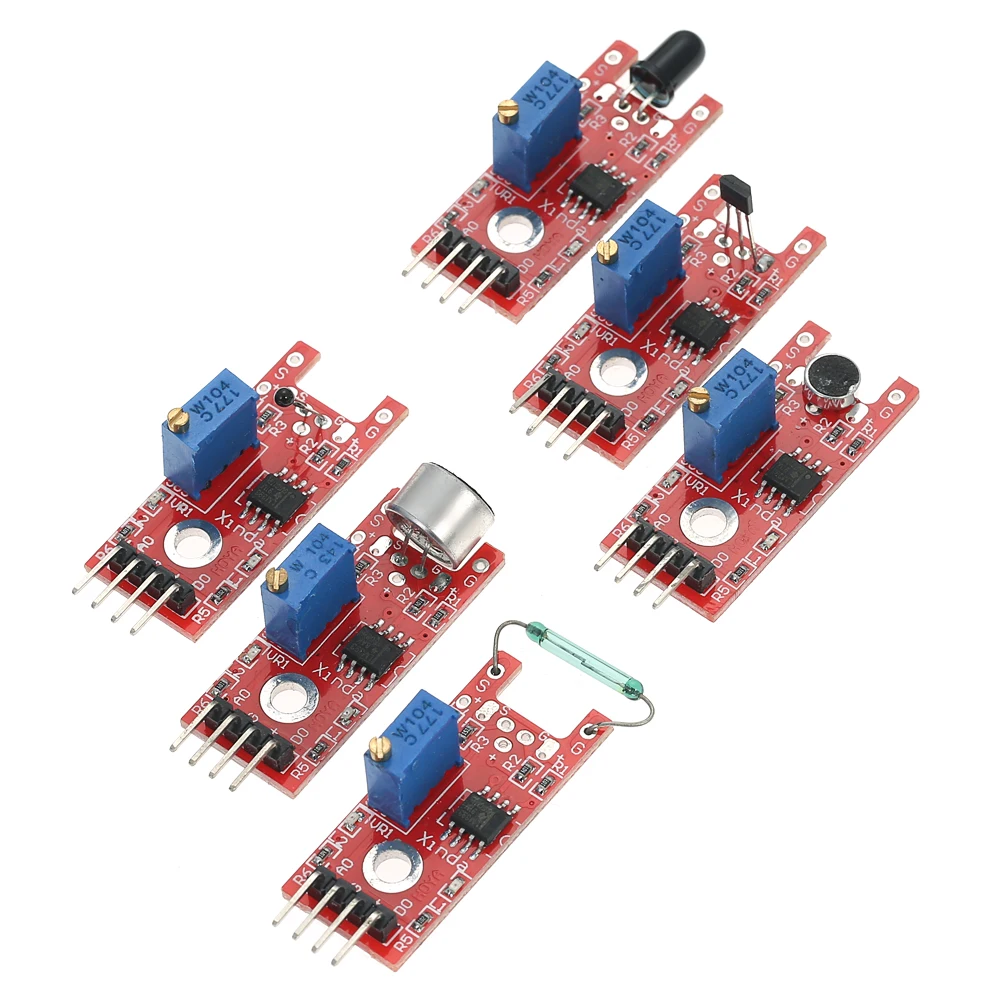 Модуль датчиков MEGA2560 R3 40 стартовый комплект для Arduino с макетной платой IIC 2004 ЖК