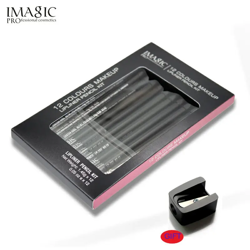 IMAGIC 12 шт. модное длительное увлажнение Lipliner долговечный водонепроницаемый