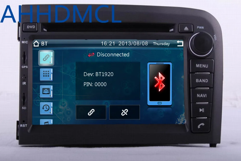 Clearance AHHDMCL Car Multimedia Player DVD Radio Stereo Audio GPS For S80 1998 1999 2000 2001 2002 2003 2004 2005 2006 3