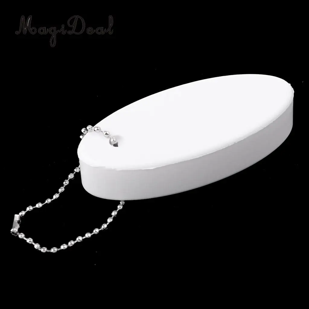 MagiDeal Marine Water Sport Foam Floating Oval Keychain Keyring Water Key Float for Kayak Canoe Rafting Boat Sailing Surfing Acc