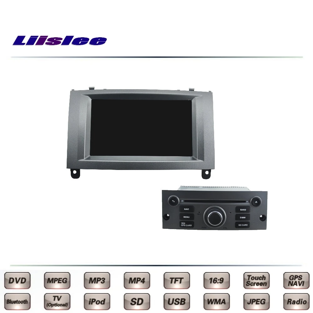 

For PEUGEOT 407 Car Multimedia TV DVD GPS Radio Original Style Navigation Liislee Advanced Navi