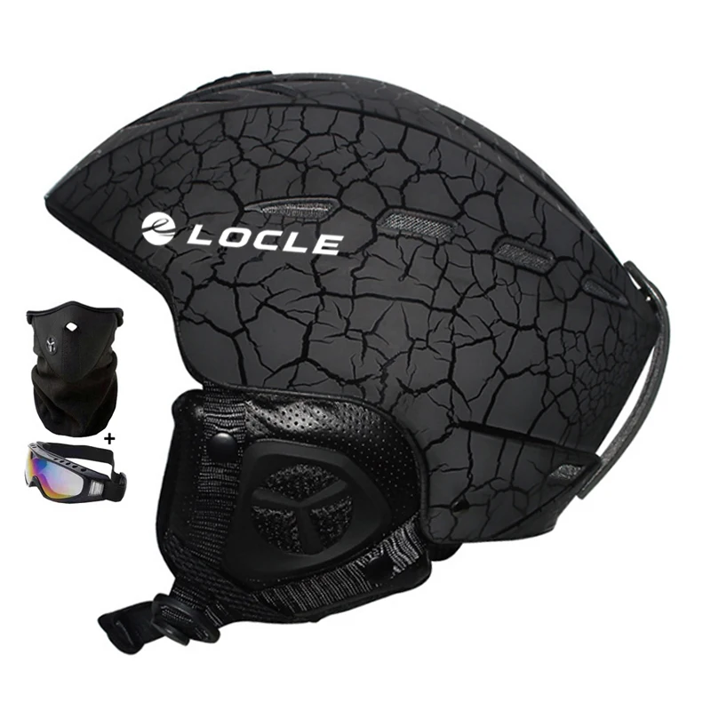 LOCLE CE Certification Skiing Helmet Women Men Ski Helmet Men Professional Skating Skiing