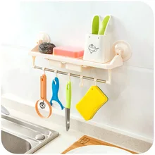 Strong double sucker racks with drawers, kitchen bathroom hook pallet storage rack Multifunctional